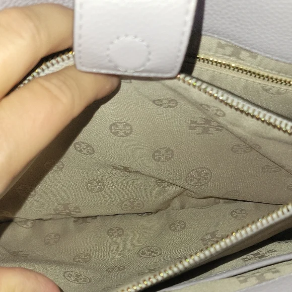 Tory Burch Carter Top Handle Lavender Satchel - Picture 7 of 11